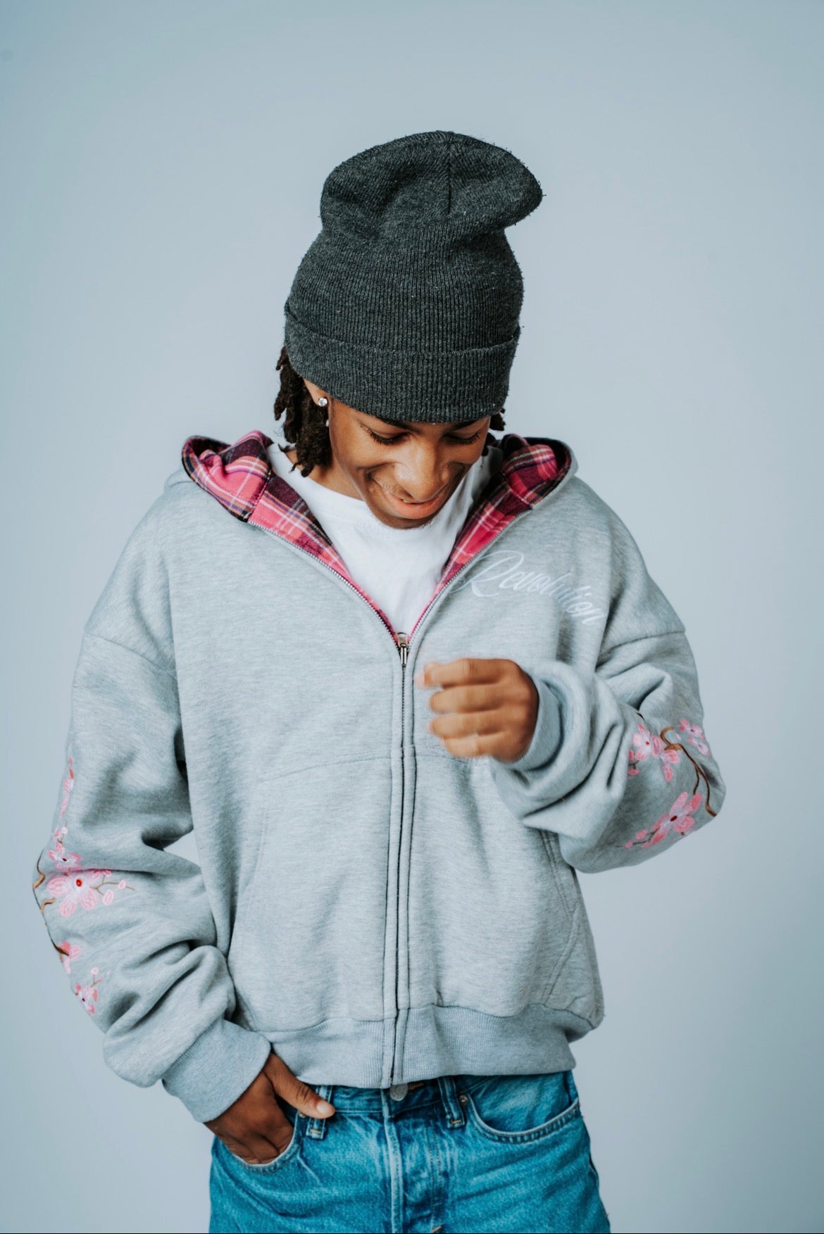 Reversible zip up