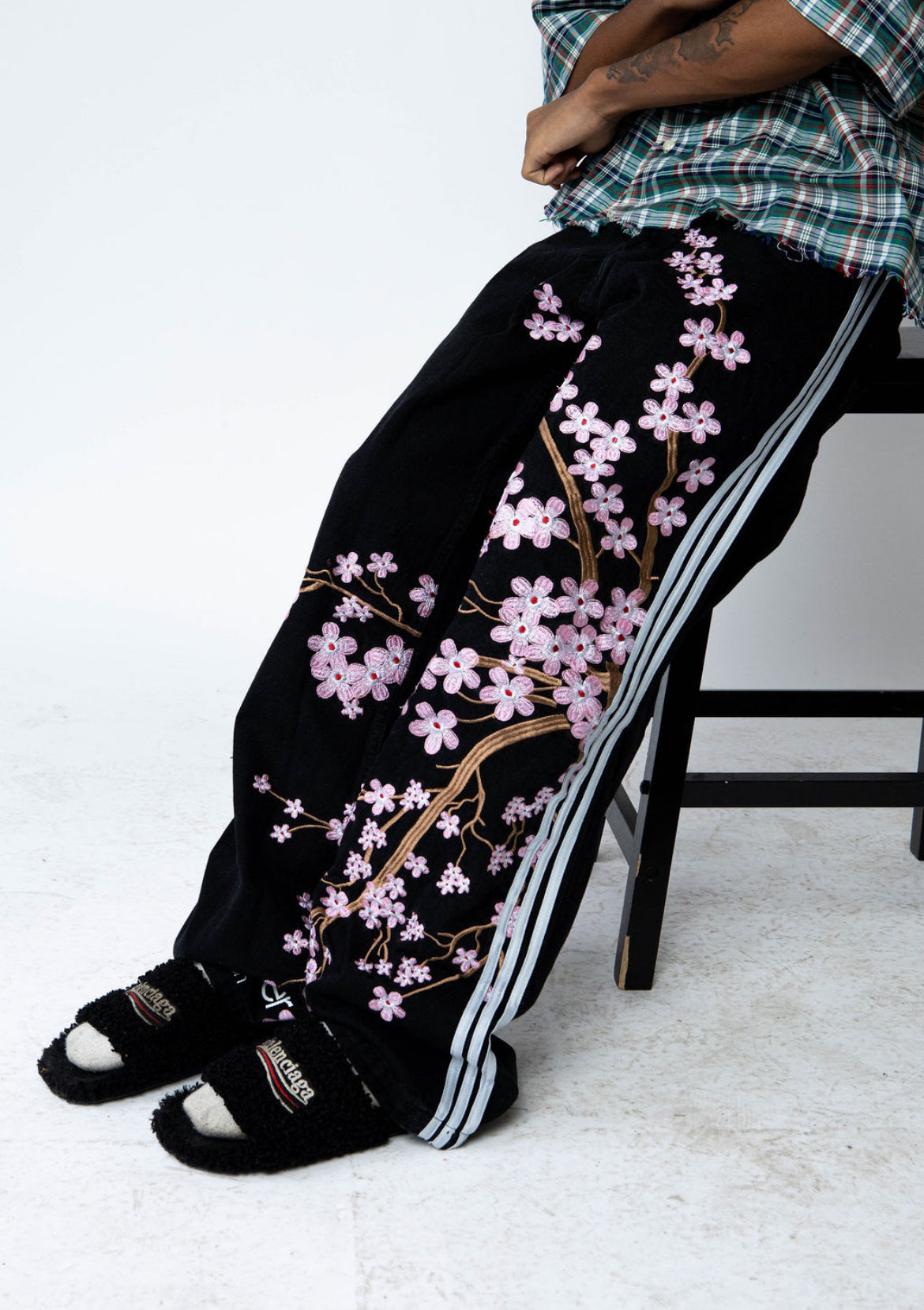 Sakura denim noir.