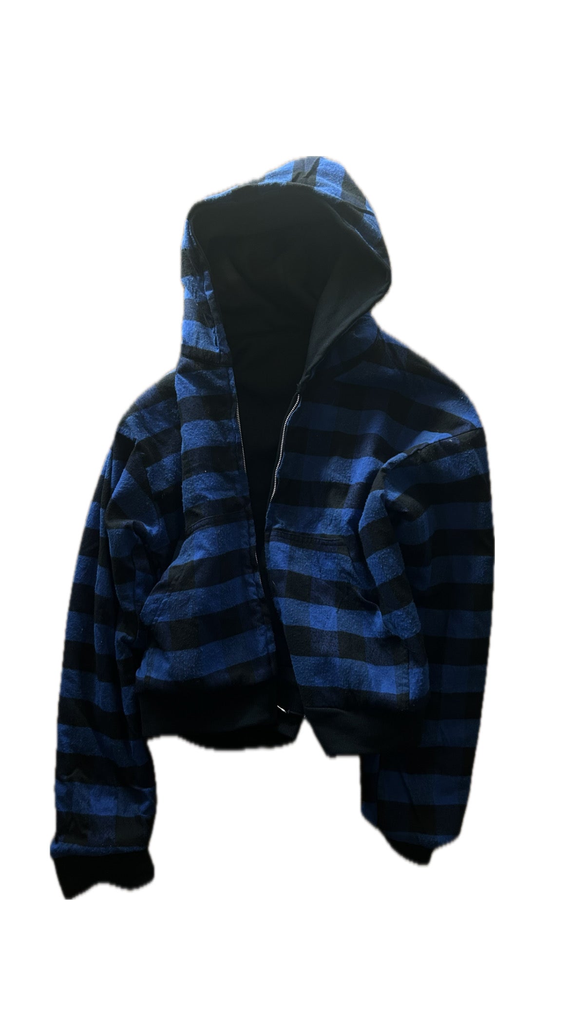 Reversible zip up noir